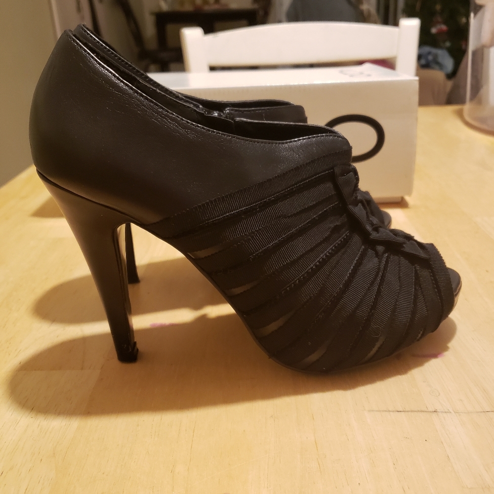 Aldo Berretta Bootie Heel, Size 38, US Women's 7-8